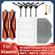 For Xiaomi Mi Robot Vacuum - Mop 2 Pro / Mop 2 Lite / MJST1SHW MJSTL Main Brush Accessories Side Brush Filter Cloth Mop