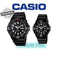 ORIGINAL CASIO COUPLE MRW-200H-1B & LRW-200H-1B ANALOG WATCH