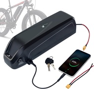 HL 48V Ebike Battery 15Ah 48V Lithium 2A Charger XT60 Connector and BMS for 250-1000W Electric Bicyc