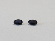 東方辰珠~天然 斯里蘭卡 藍寶石 剛玉 裸石 原石 戒面 3mm*4mm  0.595克拉