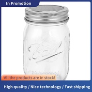 Sprouting Jar with Stainless Steel Screen Lid Wide Mouth Quart Sprouter