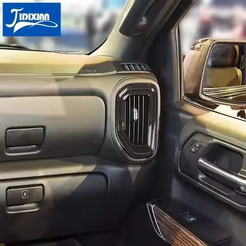 JIDIXIAN Fit for Chevrolet Silverado for GMC Sierra 2019-2022 Car Console Air Conditioning Outlet De