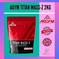 [POUCH] AGYM NUTRITIONS Titan Mass 2kg Weight Mass Gainer