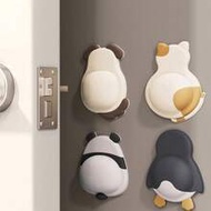 1pc/4pcs Cartoon Anti-Collision Soft Rubber Door Handle Bumper Pad, Cabinet Door Shock Absorber, Fri