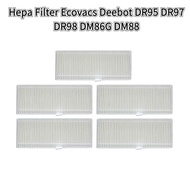 5Pcs Hepa Filter For Ecovacs Deebot DR95 DR97 DR98 DM86G DM88 Robot Vacuum Cleaner Parts Filters Replacement