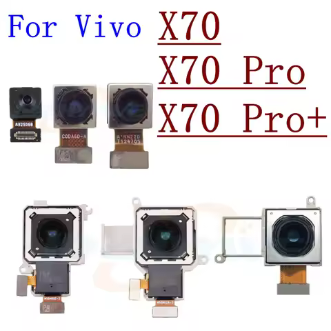 Original Real Back Main Front Facing Camera Module Sensor Flex Cable For Vivo X70 Pro+ Plus Replacem