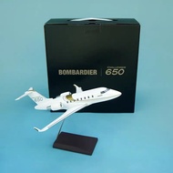 Private Jet Bombardier 650 Display model 1/100