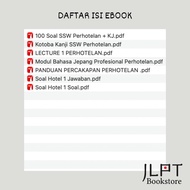 SSW / Tokutei Ginou Bidang PERHOTELAN (LENGKAP dan TERMURAH)
