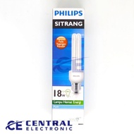 PUTIH Philips Sitrang Lamp 18w/18w White 18w Glass Lamp