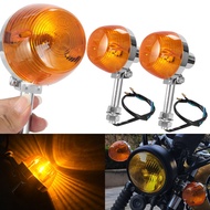 2pcs Motorcycle Turn Signal Light Blinkers Amber Lamp For Honda XL100 C70 CT70 CT90 CB350 CM400 CB45