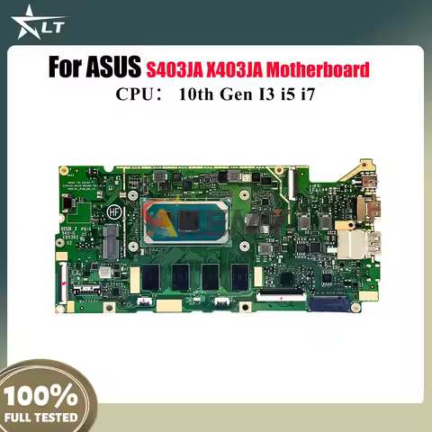 X403JA Laptop Motherboard For ASUS VivoBook X403JA X403J S403JA Notebook Mainboard With 10th Gen I3 