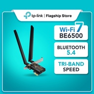 TP-Link BE6500 WiFi 7 Archer TBE400E Bluetooth 5.4 Tri-Band PCie Wireless Adapter for Desktop PC Sup