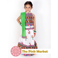 SG Local Seller Diwali Indian Traditional Kids Costumes/Racial Harmony Dress lehenga
