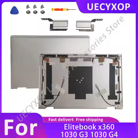 NEW Housing FOR 13.3 inch Elitebook x360 1030G3 1030G4 1030 G3 1030 G4 LCD Back Cover Hinges Top Lid