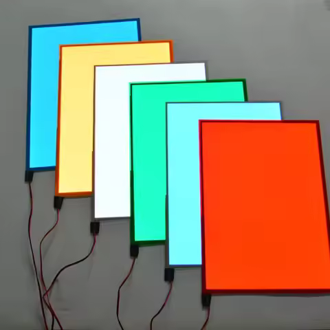A5 Size 21 x14.8cm EL Panel Backlight Led Glowing Panel LED Electroluminescent Backlight With DC12V 