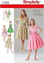 Simplicity 1459 Vintage Fashion 1950's Women's Dress Sewing Pattern, Sizes 16-24
