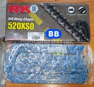 💥โซ่ RK 520 525  RX-Ring ยาว 120 ข้อ มี 7 สี XSO