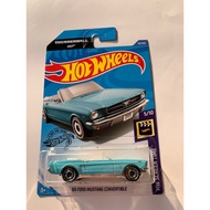 Hot WHEELS HOTWHEELS 65 FORD MUSTANG CONVERTIBLE 007 THUNDERBALL JAMES BOND DIECAST RARE ORIGINAL