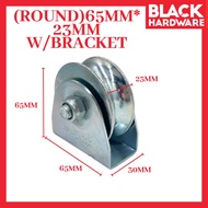 Black Hardware Gate Roller Wheel Heavy Duty Pintu Roda Pagar Rumah Sliding Gate Roller Wheel Folding