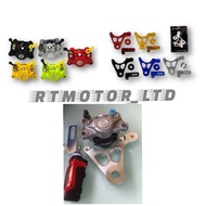 Y15ZR V1 V2 4POT 2POT REAR CALIPER BRACKET Y15 P34 2POT CALIPER LIMITED CNC ALLOY TITANIUM NEW FRONT