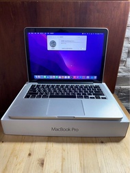 Macbook Pro 13.3吋 2015 I5 2.7/8G/128G 銀色 電池🔋充電循環51次 二手筆電 外觀九成新 原廠盒裝配件齊全