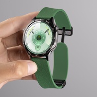 สายนาฬิกาสปอร์ตแบบแม่เหล็กสำหรับผู้ชาย สายยางสำหรับนาฬิกา GT6 GT5 GT3 GT4 pro Huawei สายนาฬิกาแบบพกพ