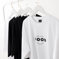 เสื้อยืด She Design oversize ( G good) black | white