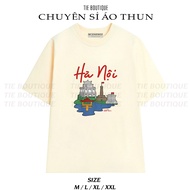 DL - HANOI T-shirt ONE COLUMN Pagoda Hanoi Characteristic T-shirt For Hanoi People