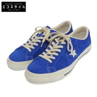 Converse ONE STAR J SUEDE 50週年紀念款運動鞋，男款，藍色，尺寸25.0cm（美國）[二手]（近全新）