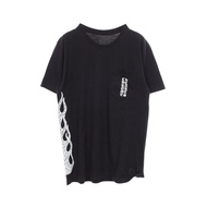【二手】Chrome Hearts 短袖T卹 側邊火焰圖案 圓領純棉T卹 男款 A