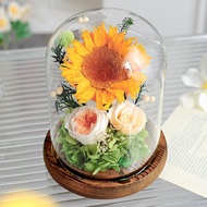christmas ornaments christmas gift ideas Amazon Gift Practical Forever Flower Sunflower Glass Cover 