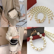 DDCCGGFASHION bag chain rhinestone pearl bag chain handle Hyuna bag accessories DIY woven bag access