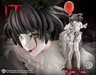 全新 日版 壽屋 HORROR BISHOUJO Pennywise (2017) Monochrome Ver. 1/7 Complete Figure KOTOBUKIYA HORROR美少女 ペ