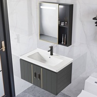 【60*47cm】Bathroom cabinet with mirror vanity cabinet bathroom Cabinet Set (Top &amp; Bottom)