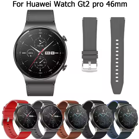 Smart Watch Official Leather Band For Huawei Watch Gt2 pro Original Wristband 22mm Strap For Huawei 