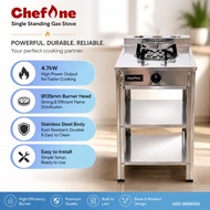 GS0034 ChefOne STANDING SINGLE GAS STOVE UGS-S8080SG