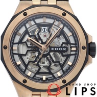 Edox Delfin Original Meccano 自動機械錶 43mm 原廠 Meccano 自動機械錶 43mm 85303-357RN-NRN 包含：錶盒和保固卡 不鏽鋼/橡膠錶帶 男士腕