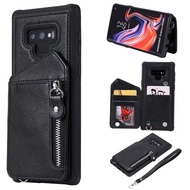 Anti-knock Leather Case with Card Pocket for Samsung Galaxy S8 S9 plus Note 8/9