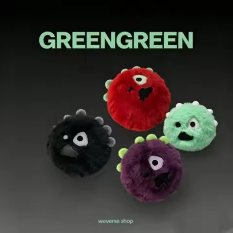 Cortisball Monster Plush Pom Pom Keychain Multi-Color Fluffy Single Eye Fuzzy Ball Backpack Bag Char