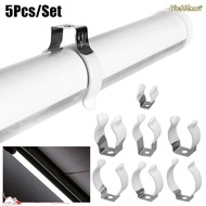 WATTLEMI 5Pcs Spring Terry Clip, Clamp Holders Fixing Clips Lamp Tube Clip,  T3/T4/T5/T6/T7/T8/T9/T1