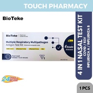 (EXP : 7/2026) BIOTEKE 4 IN 1 Covid Influenza Test Kit / (EXP : 7/26) LONGSEE 3 IN 1 Covid Influenza