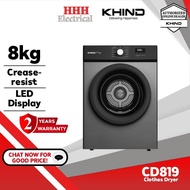KHIND 8 KG CLOTHES DRYER CD819 (MESIN PENGERING PAKAIAN)