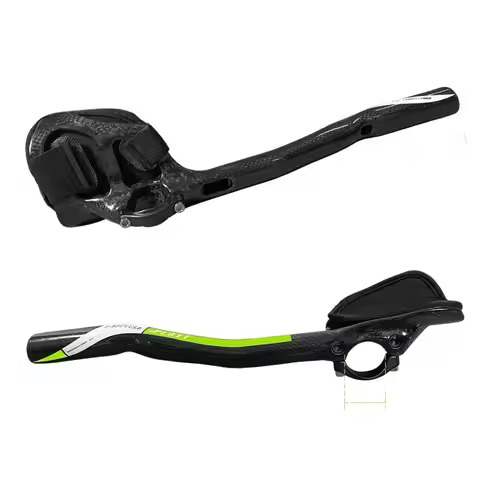 3K Carbon Fiber TT Aero Bar End for Road Bike, Black&Red, 31.8mm, Triathlon Cycling Handlebar Access