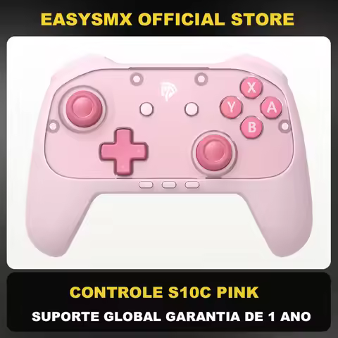 EasySMX S10C Gamepad Ultra-Responsive Joystick Controller for Switch 1/2/PC/Phone/Smart TV/Steam, On
