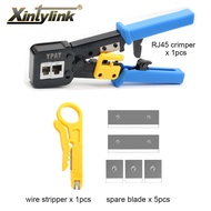 Y Rj45 Cable Crimping Tools Crimper Rg45 Ethernet Internet Network Pliers Rj12 CAT5 CAT6 Wire Stripper Clamp Multifuncti