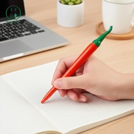 [Chicnest] Cayenne Pepper Series Gel Pens 3pcs 5pcs Realistic Design Smooth Writing Pen for School O