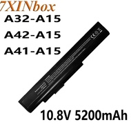 7XINbox A32-A15 A42-A15 A41-A15 10.8V 5200mAh Laptop Battery For MSI CR640 CX640 A6400 CR640MX For M