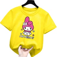 atasan kaos anak cewek gambar my melody Tshirt kids my melody 1-12tahun k.073