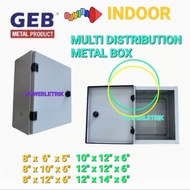 LSE / GEB METAL MULTI DISTRIBUTION BOX METAL MULTI DB ELECTRICAL SWITCH BOX/ KOTAK BESI ELEKTRIK/ELE