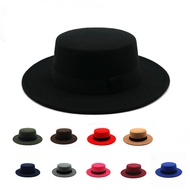 Winter Autumn Imitation Woolen Women Men Ladies Fedoras Top Jazz Round Caps Bowler Hats
